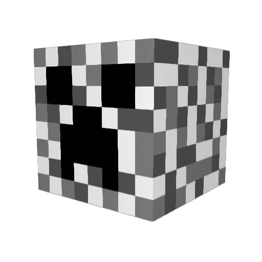 spytistics Minecraft avatar head, 3D render