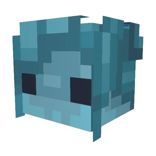 spzi_ Minecraft avatar head, 3D render