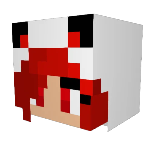 sq510 Minecraft avatar head, 3D render