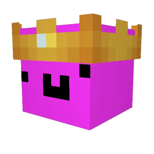 sqdKaapony Minecraft avatar head, 3D render