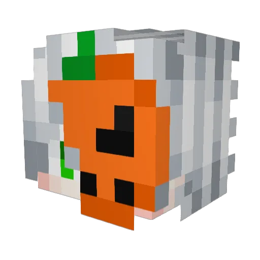 sqdOddi Minecraft avatar head, 3D render