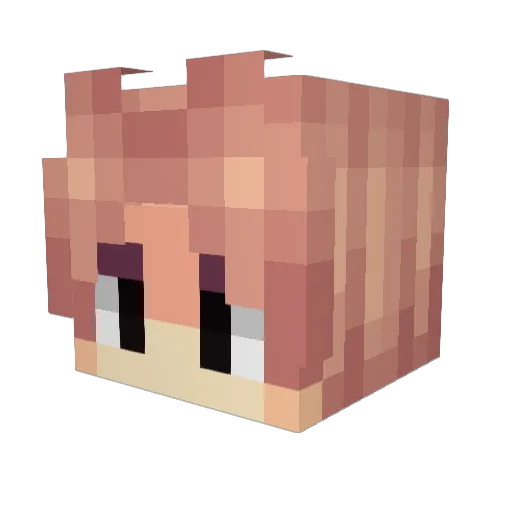 sqd_vladik Minecraft avatar head, 3D render
