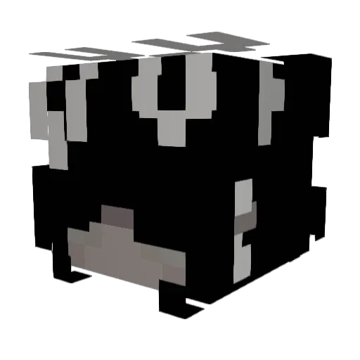 sqnrioz Minecraft avatar head, 3D render