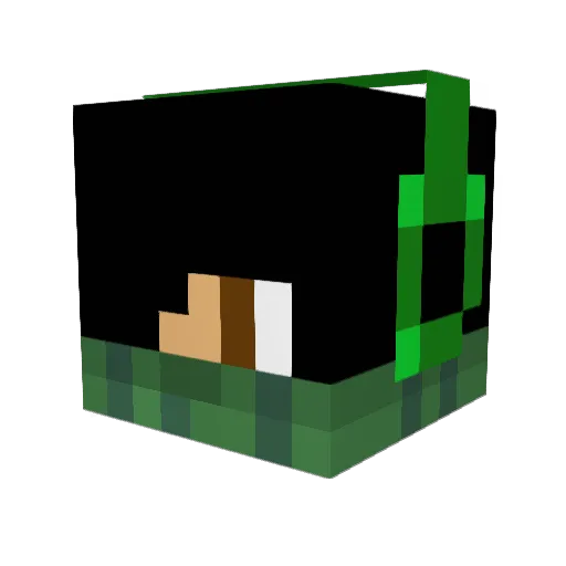 sqsqsq Minecraft avatar head, 3D render