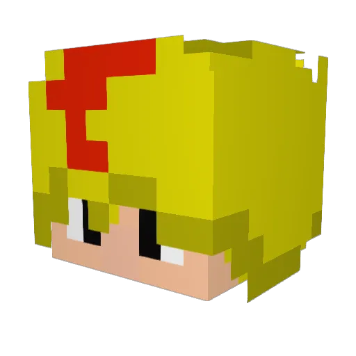 squaddCyburn Minecraft avatar head, 3D render