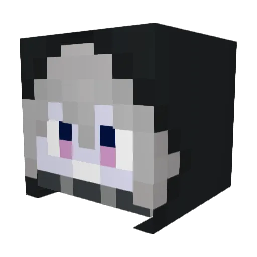 squalo25 Minecraft avatar head, 3D render