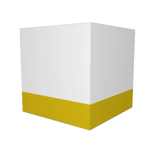 squarelmao Minecraft avatar head, 3D render