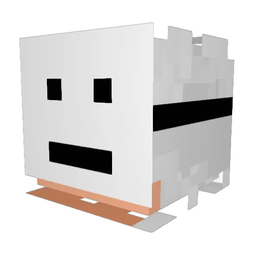 squaremagic3336 Minecraft avatar head, 3D render
