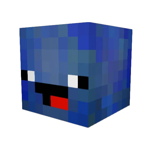 squashan Minecraft avatar head, 3D render