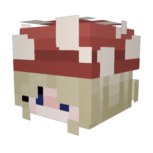 squashed_bug0 Minecraft avatar head, 3D render