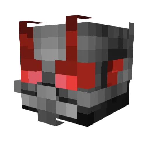 squashuaj Minecraft avatar head, 3D render