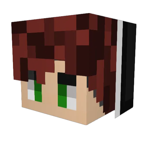 squatchblu Minecraft avatar head, 3D render
