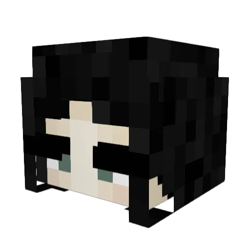 squeechy Minecraft avatar head, 3D render