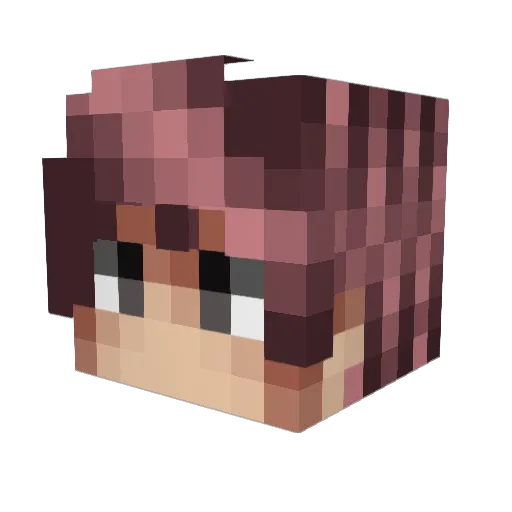 squeks Minecraft avatar head, 3D render