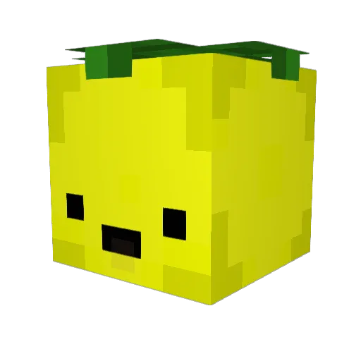 squekxs Minecraft avatar head, 3D render