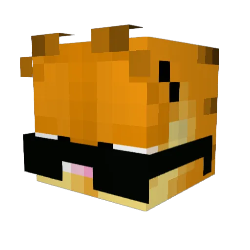 squell Minecraft avatar head, 3D render