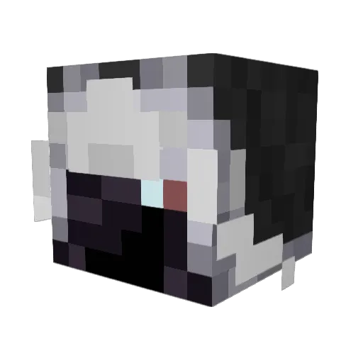 squend3l Minecraft avatar head, 3D render