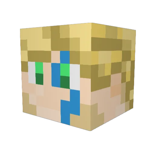 squibbles145 Minecraft avatar head, 3D render