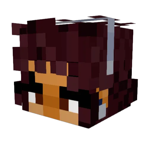 squibblest Minecraft avatar head, 3D render