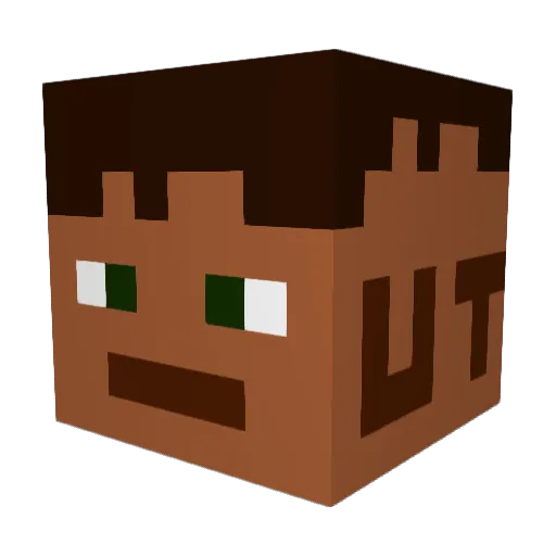squibby23 Minecraft avatar head, 3D render