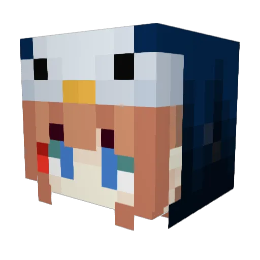 squid_san26 Minecraft avatar head, 3D render