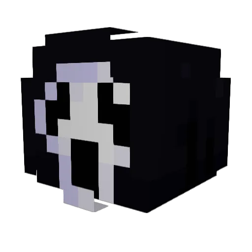 squidd_09 Minecraft avatar head, 3D render
