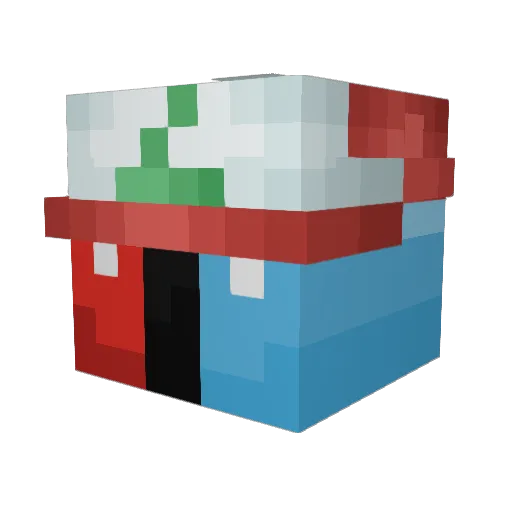 squidd_kidd Minecraft avatar head, 3D render