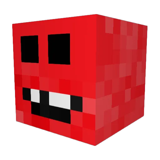 squiddiep Minecraft avatar head, 3D render