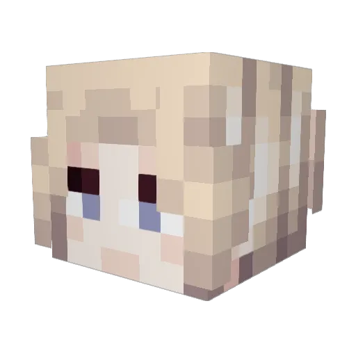 squiddy4704 Minecraft avatar head, 3D render