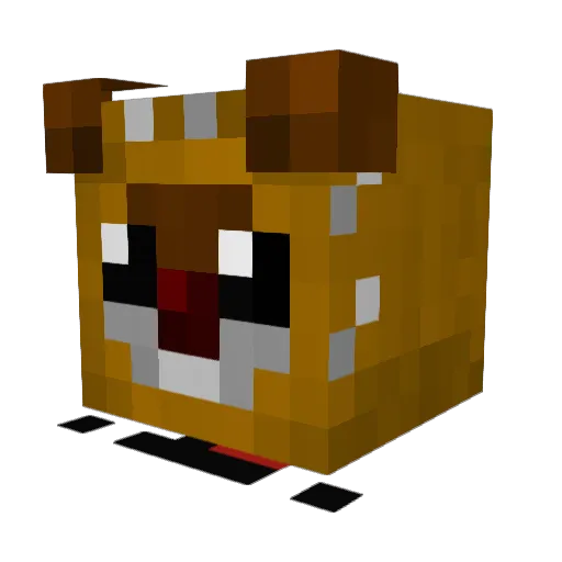 squiddy6 Minecraft avatar head, 3D render
