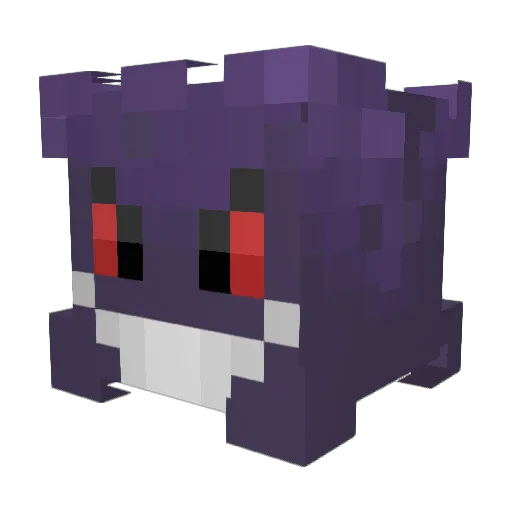 squidface7 Minecraft avatar head, 3D render