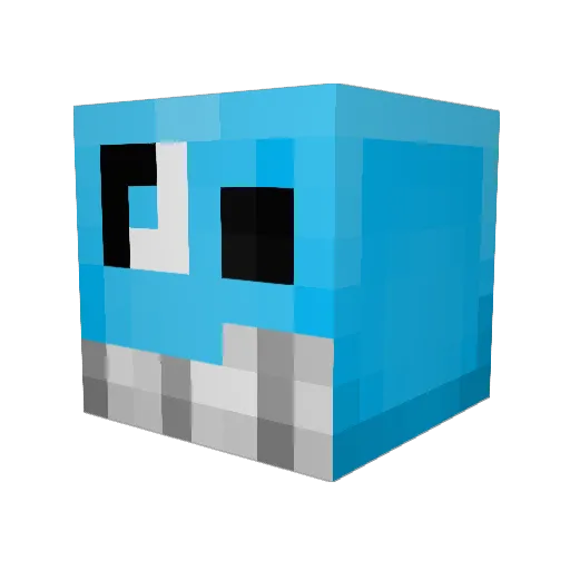 squidguy83 Minecraft avatar head, 3D render