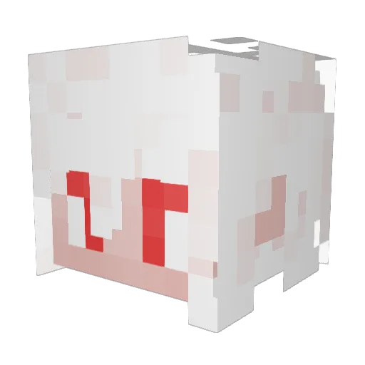 squidrama Minecraft avatar head, 3D render