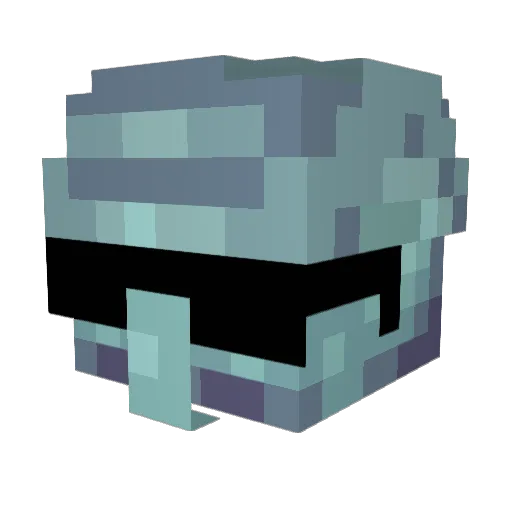 squidymcgee Minecraft avatar head, 3D render