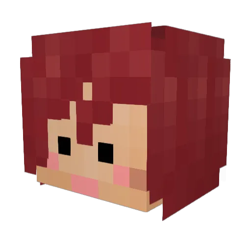 squidzzie Minecraft avatar head, 3D render
