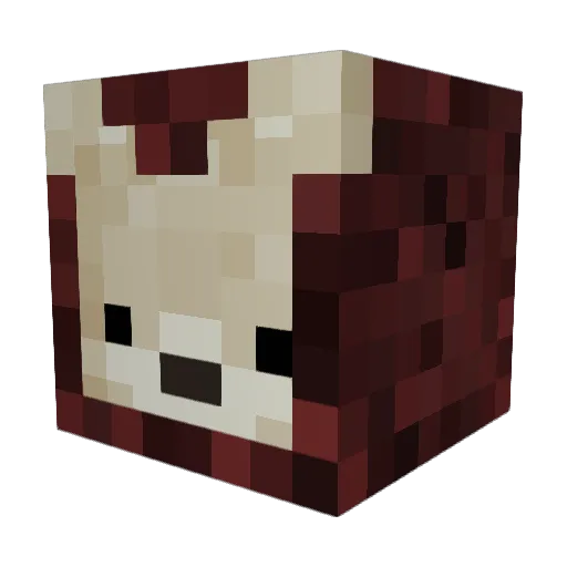 squigglylinesz Minecraft avatar head, 3D render