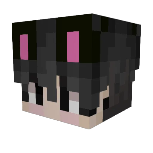 squintacles Minecraft avatar head, 3D render