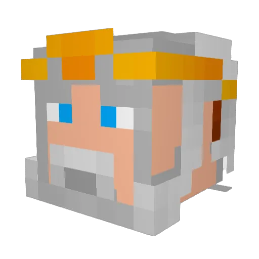 squirrel1212 Minecraft avatar head, 3D render