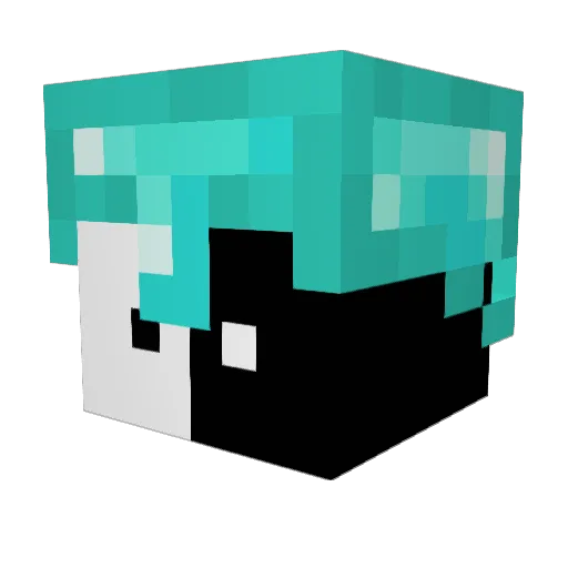 squirrel_08 Minecraft avatar head, 3D render