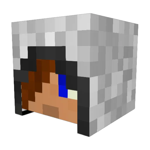 squirrel_hunter Minecraft avatar head, 3D render
