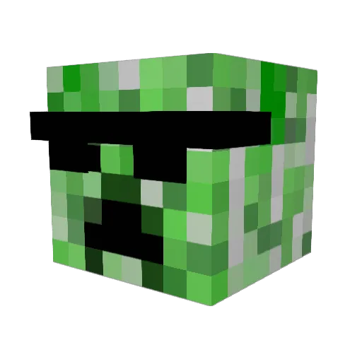 squirrelempire Minecraft avatar head, 3D render