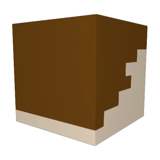 squirreltrousers Minecraft avatar head, 3D render