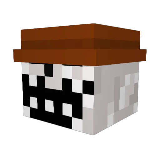 squirtel2 Minecraft avatar head, 3D render