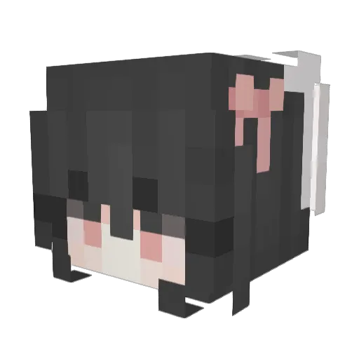 squirtysoap Minecraft avatar head, 3D render