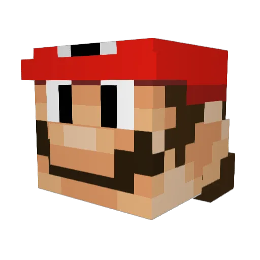 squishycmonbruh Minecraft avatar head, 3D render