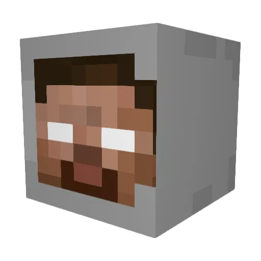 squishydude12 Minecraft avatar head, 3D render