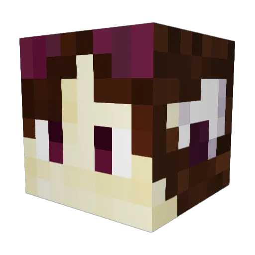squishyfaun Minecraft avatar head, 3D render