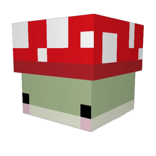 squishyfrogs Minecraft avatar head, 3D render