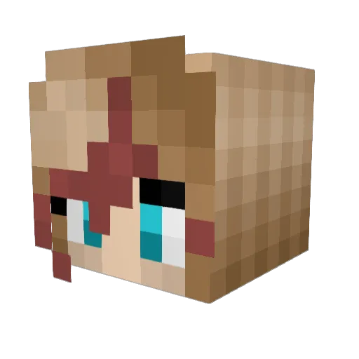 squishymar Minecraft avatar head, 3D render