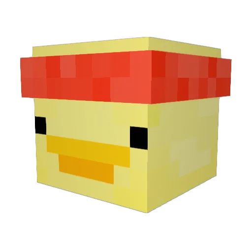 squizzyd Minecraft avatar head, 3D render